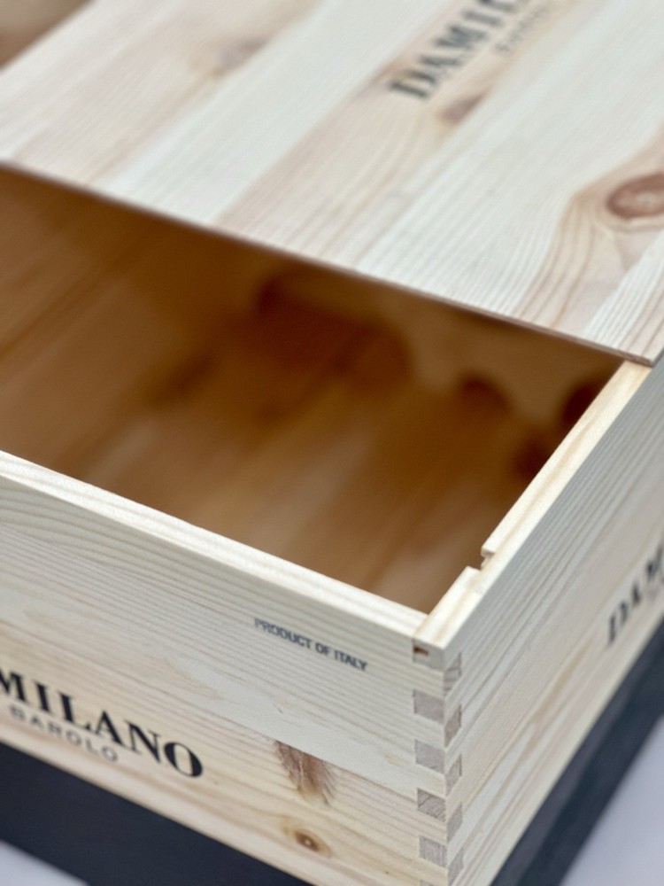 3/6pk Wooden Wine Boxes