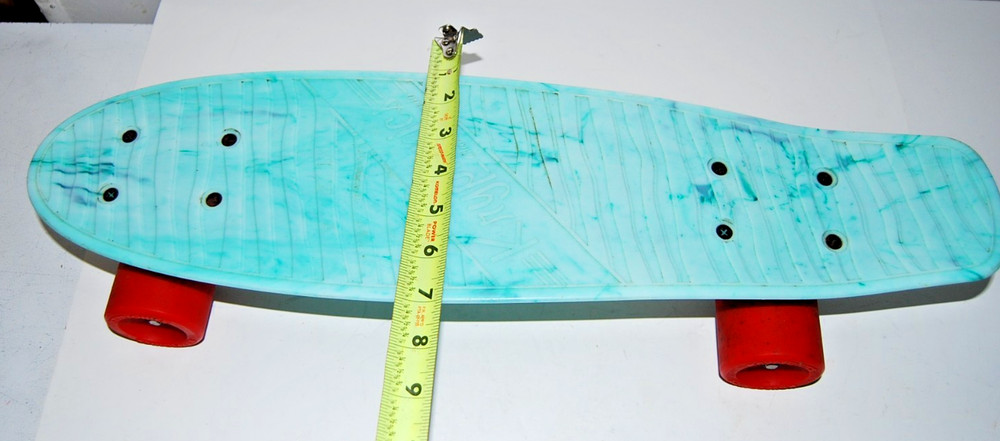 Kryptonics Torpedo 22.5" - Blue Skateboarding Red Wheels
