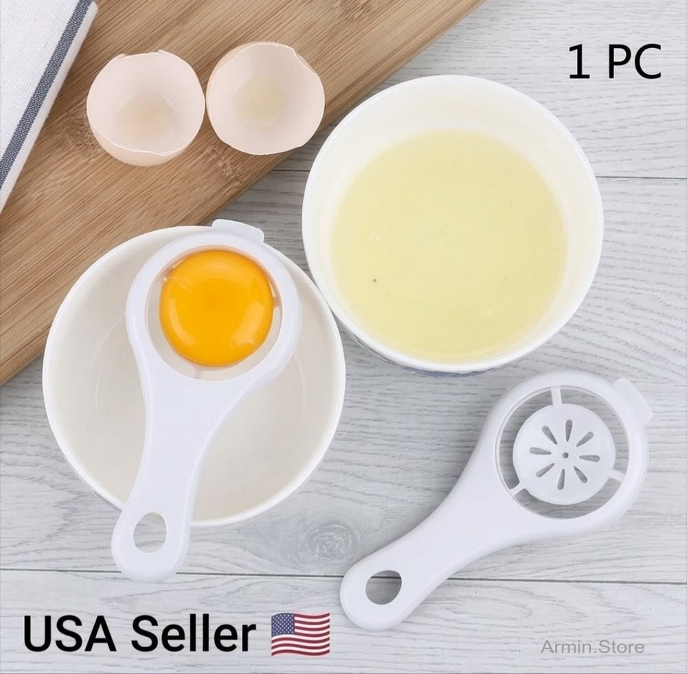 1 PC Egg Yolk Separator Protein Separation Divider Tool Food Grade Egg Tool New