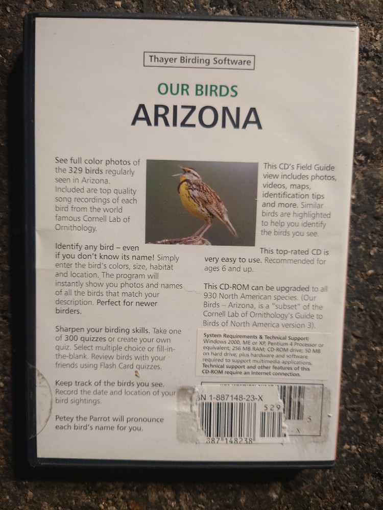 Our Birds - Arizona [Thayer Birding Software] (CD-ROM)