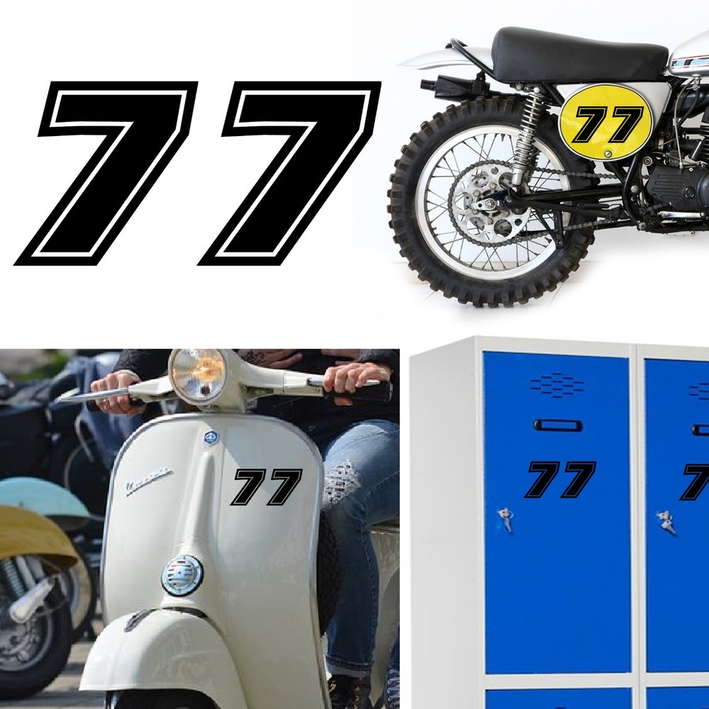 Number 77 Eras, Sticker Vinyl