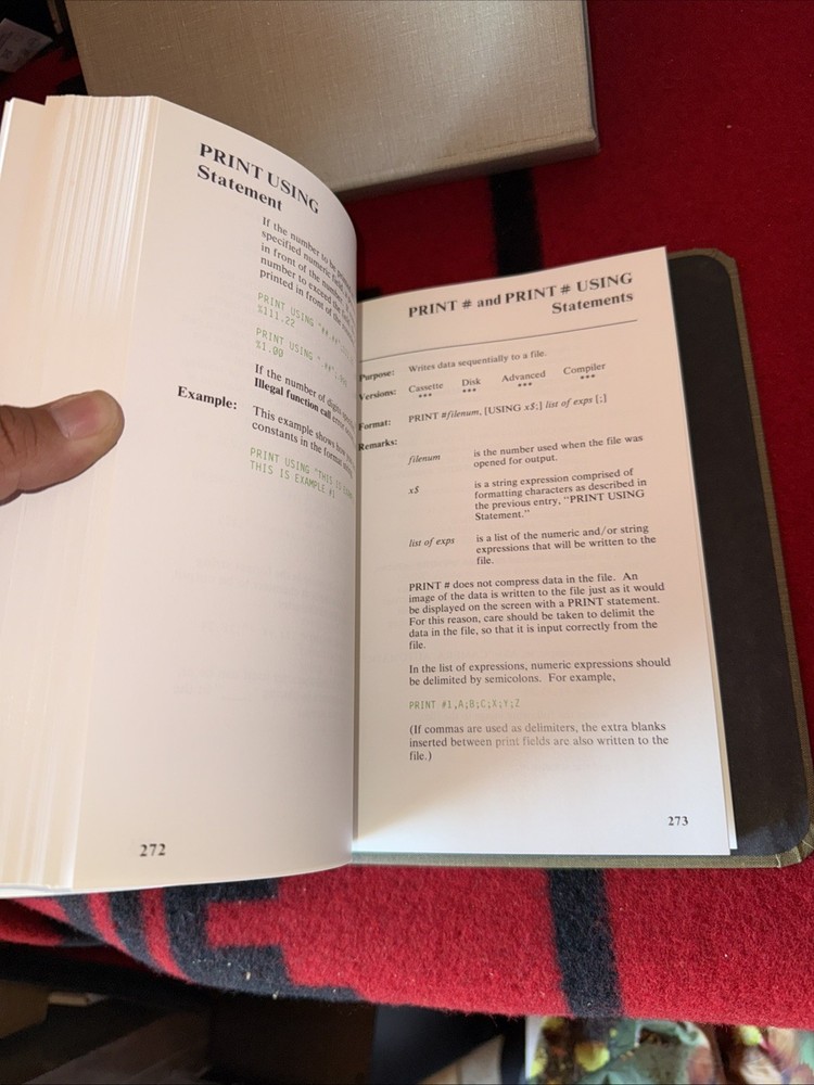 Vintage 1986 IBM Library Book Technical Reference Personal Computers Basic 3.0