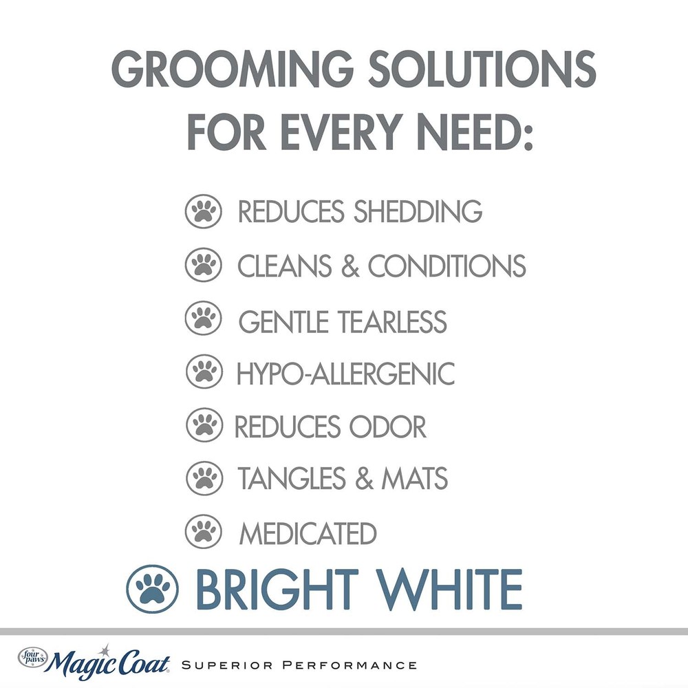 Magic Coat Bright White Shampoo, 16 Ounce