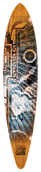 Trurute Harpy Eagle Pin Tail Longboard (Deck Only)