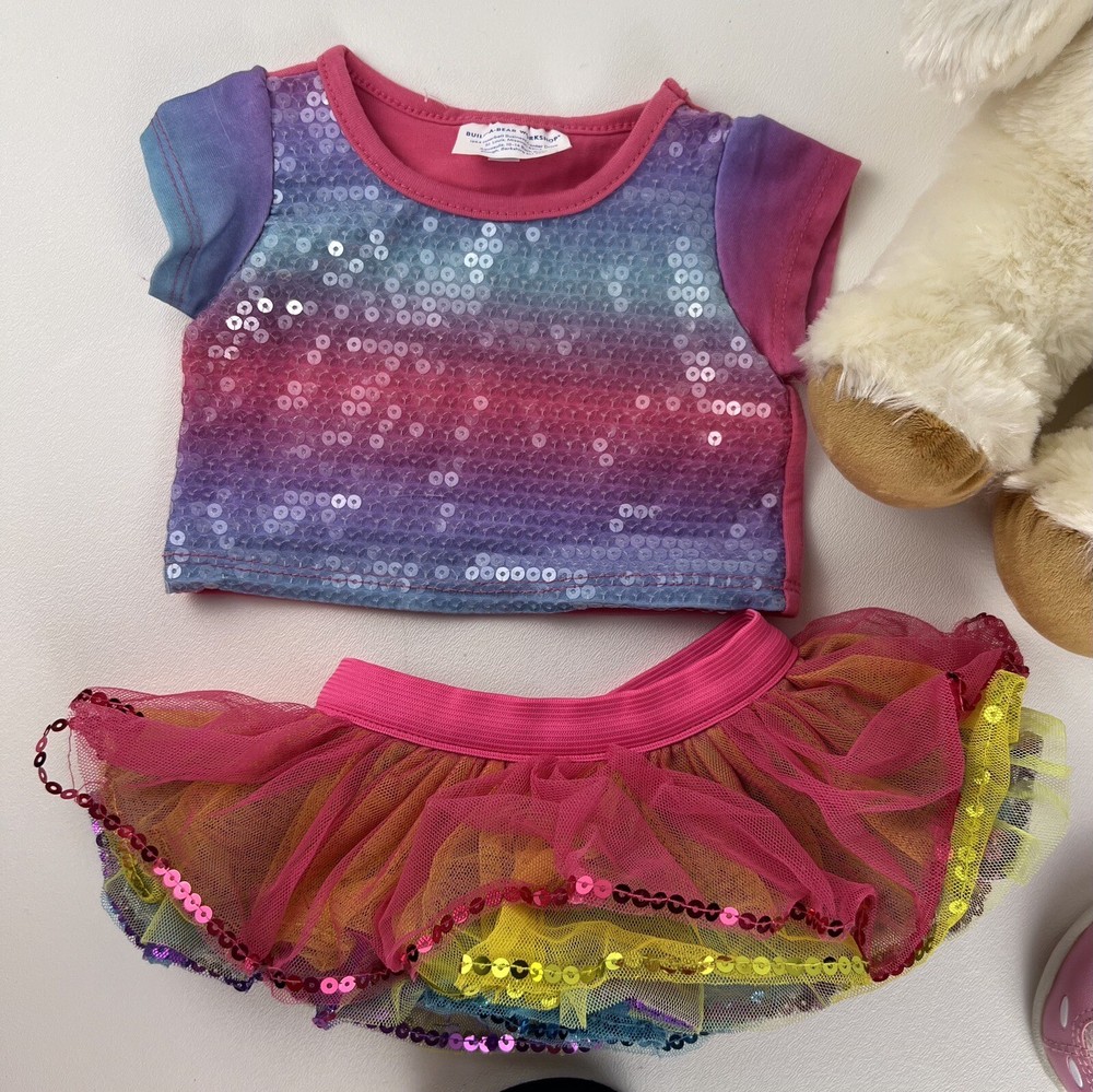 Teddy Bear Plush Lil Cub Pudding Tutu Build A Bear