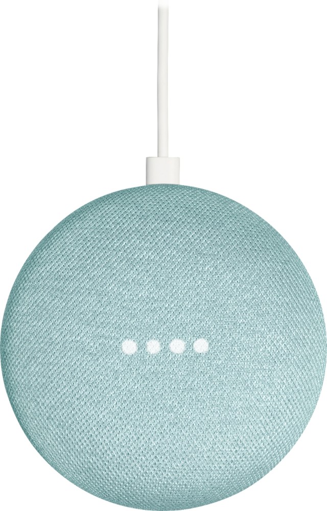 Google Home Mini Smart Speaker - Aqua (GA00275-US)