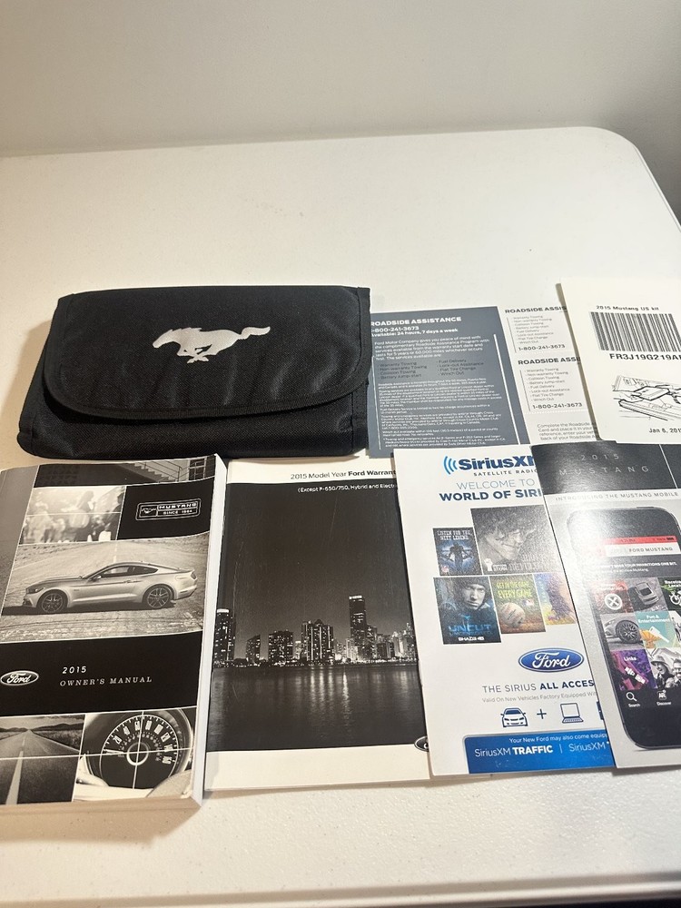 2015 Ford Mustang Owners Manual Set OEM