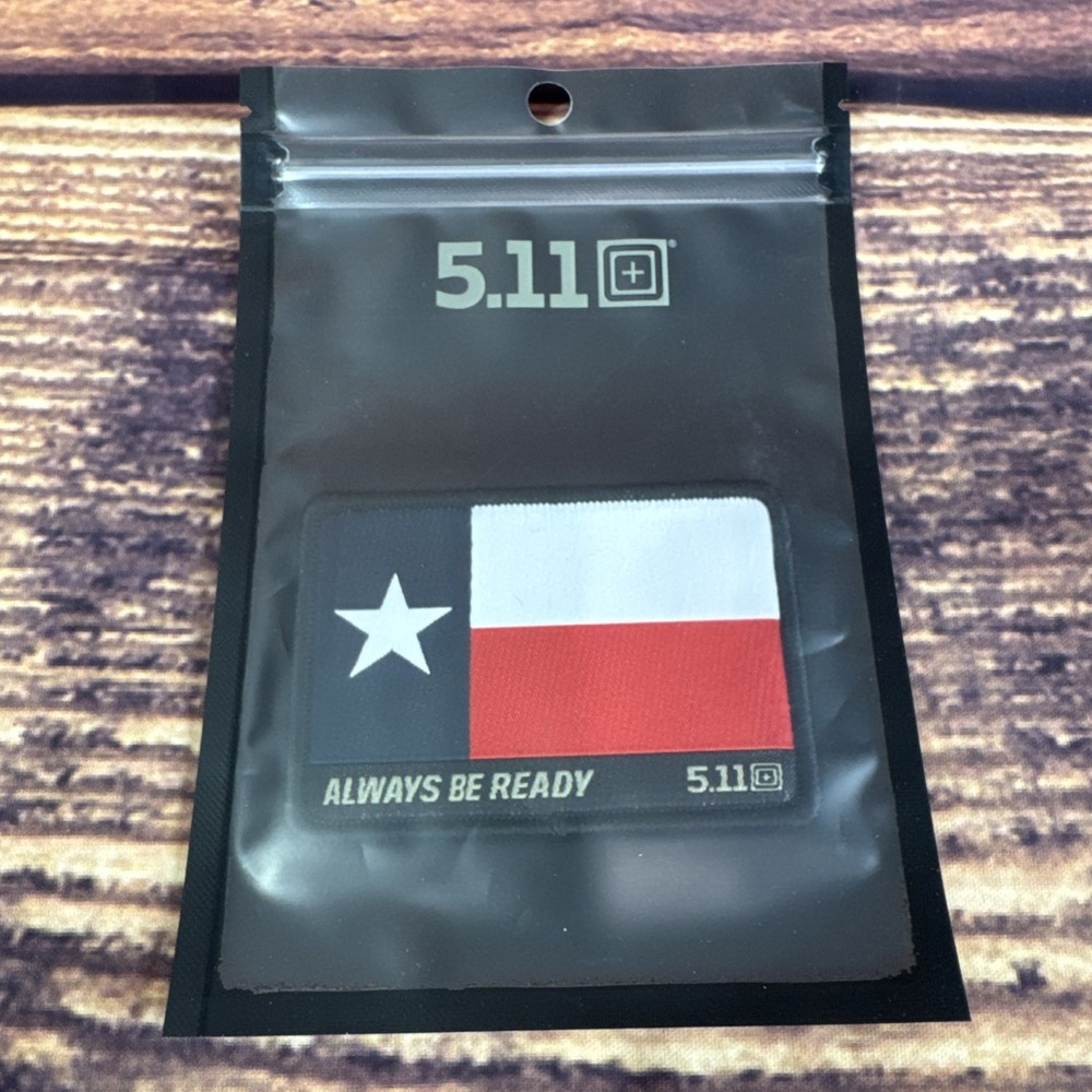 5.11 Tactical “Always Be Ready” Texas State Flag Patch NEW