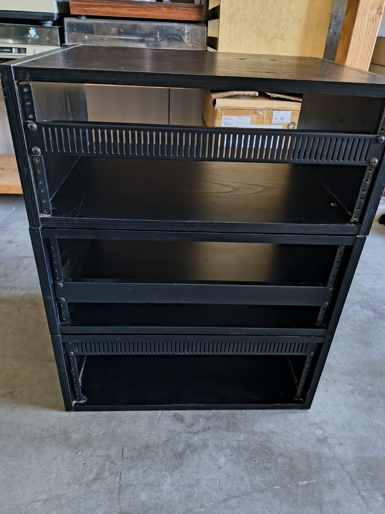 Studio Rackmount Wood Gear Rack Analog Equipment Holders