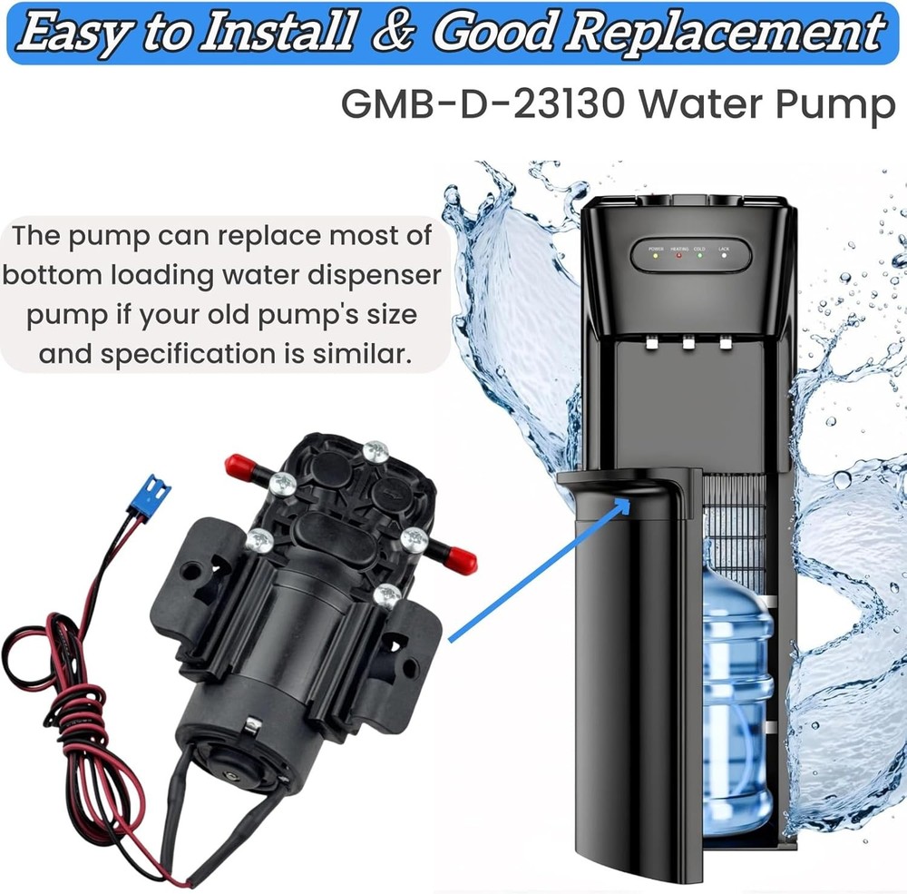 DC 12V 1.2L/min fit for Avalon, Primo, Brio Bottom Loading Bottled