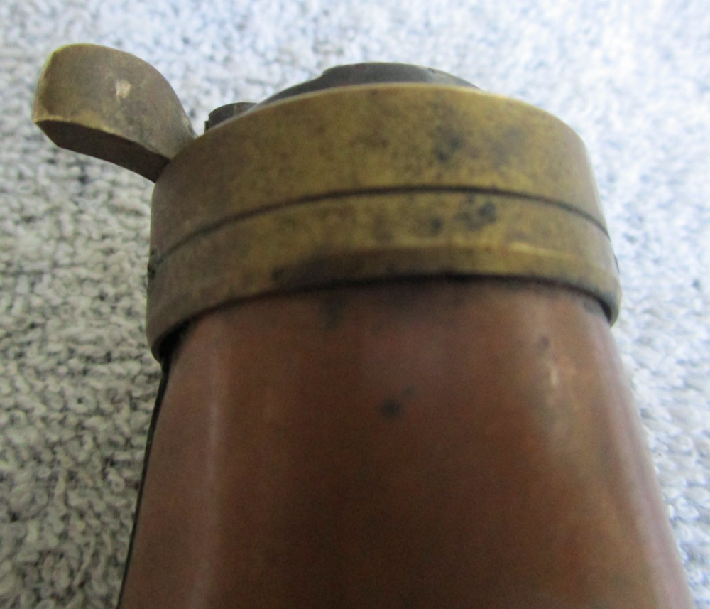ANTIQUE GUN POWDER FLASK