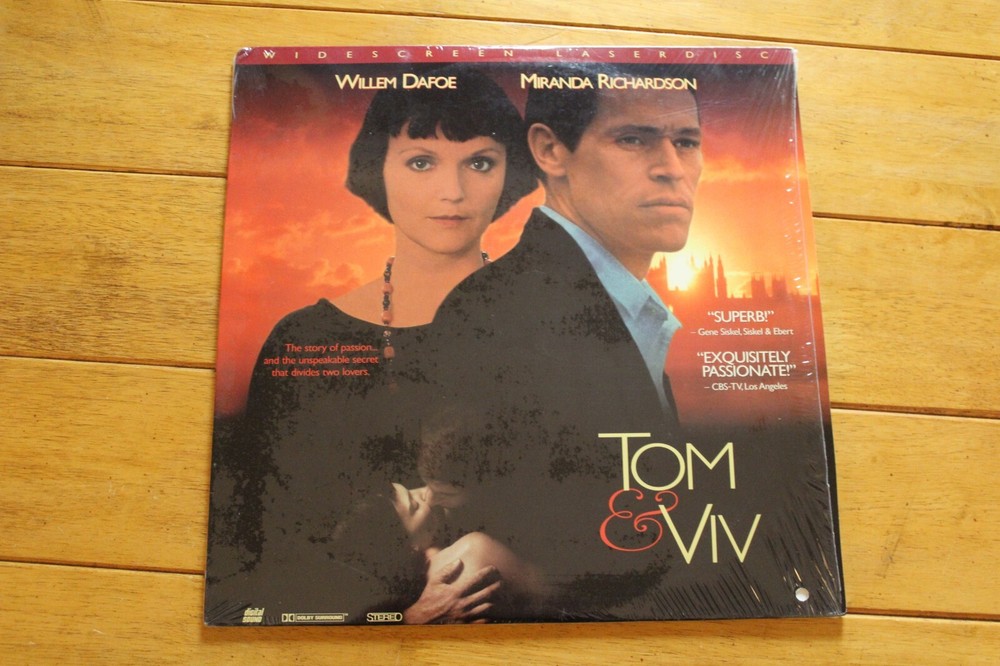 TOM & VIV LASERDISC WIDESCREEN LD WILLEM DAFOE