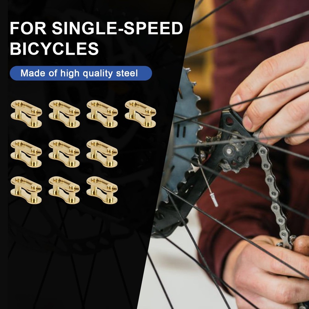 Bike Chain Master Link Single Speed Bicycle Chain Link Missing Link Connecto...