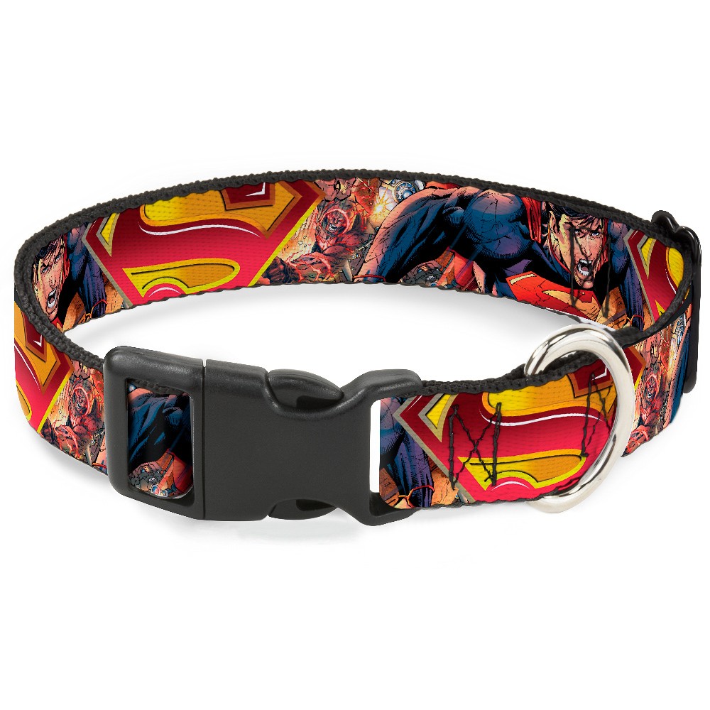 Plastic Clip Collar Superman Unchained Explosion Action Pose/Wraith/Shield Golds