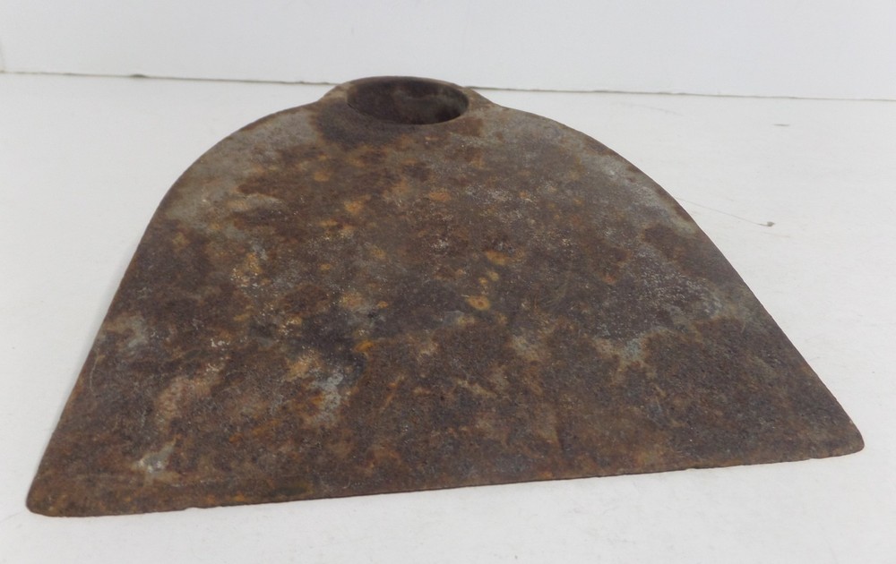 old hoe head steel rustic vintage