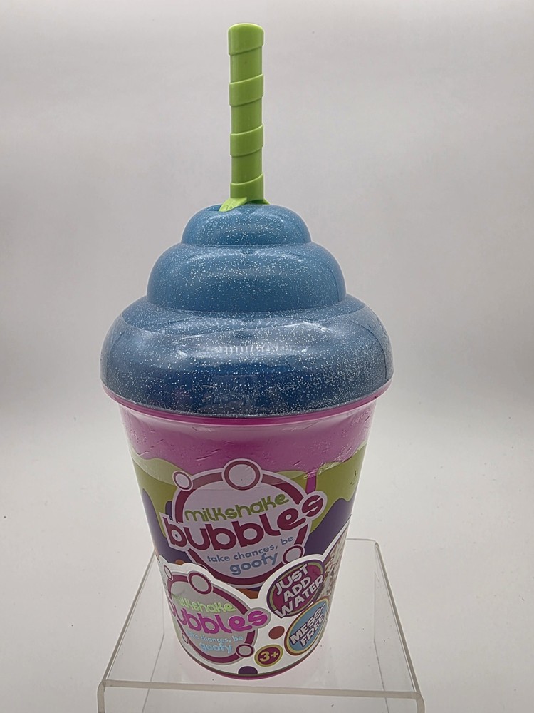 Milkshake Bubbles includes 3 Packets of Bubble Concentrate Toy