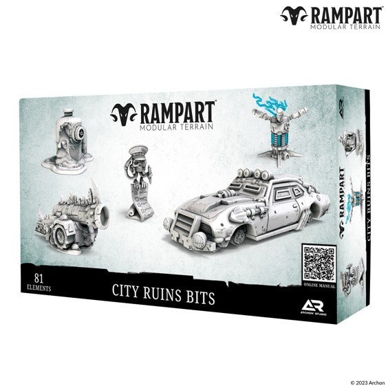 Rampart Modular Terrain Set: City Ruins Bits