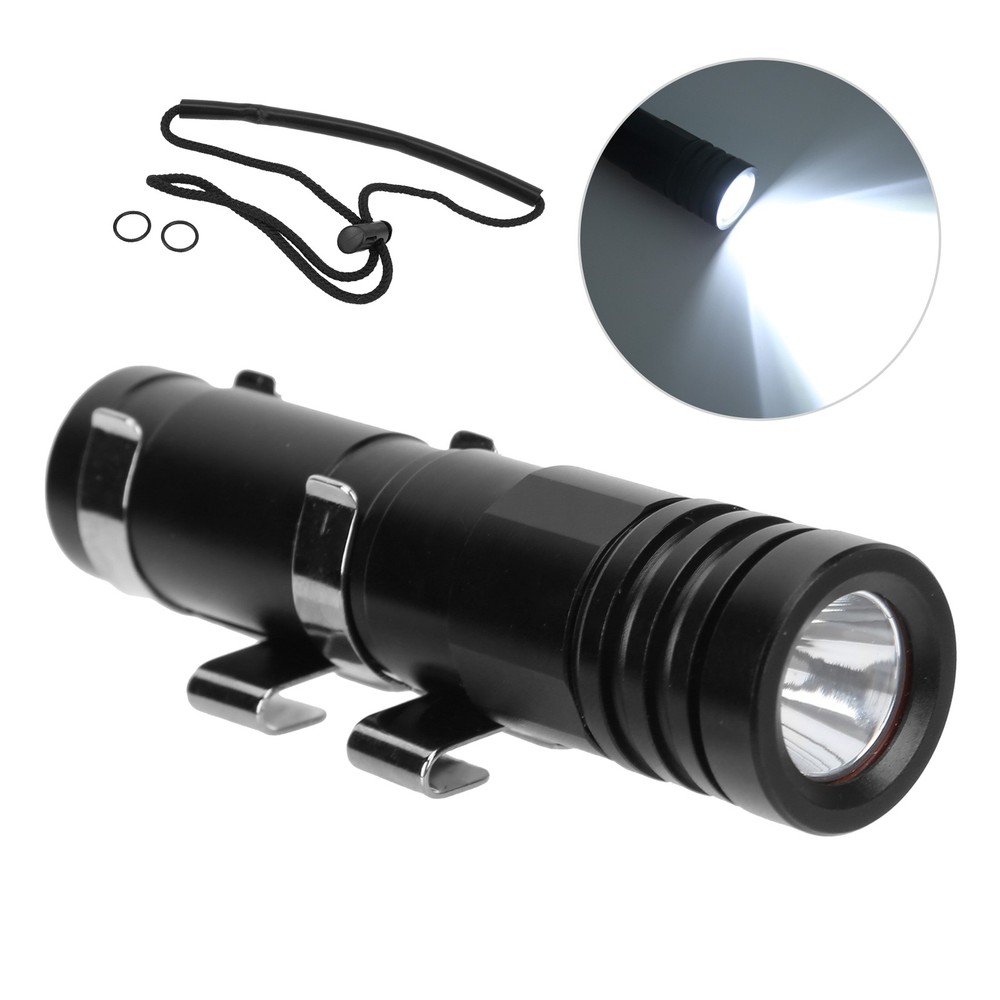 Mini Diving Light 200M Waterproof Underwater LED Flashlight Camping Lantern WT