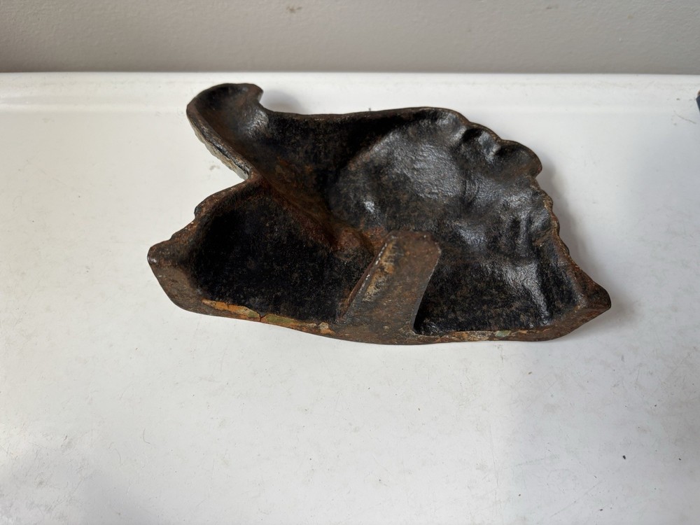 Antique Cast Iron Cornucopia Harvest Doorstop