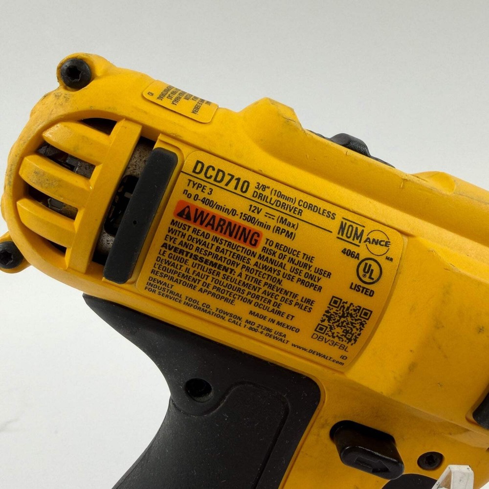 DeWalt DCD710 12V Max 3/8" (10mm) Drill Driver