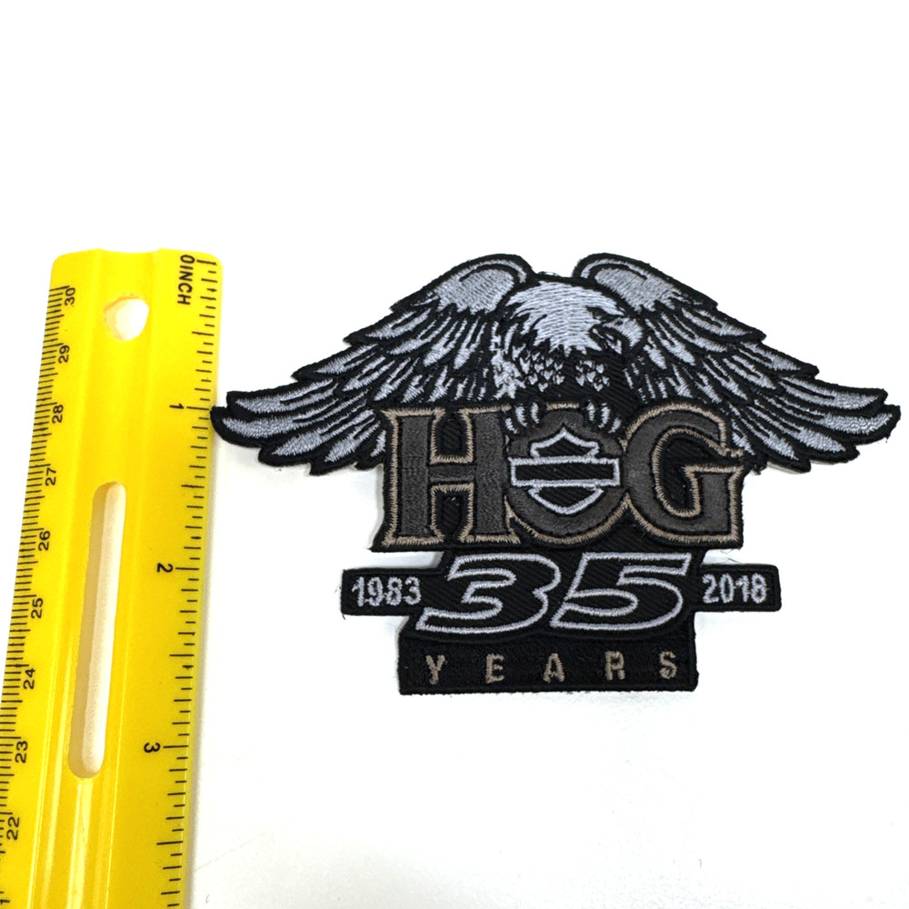 HOG 35 Years Eagle Patch 1983-2018 ~ Harley Davidson Owners Group H.O.G.