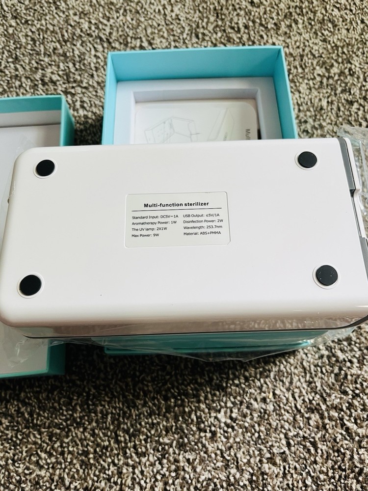 Multi-Function UV Sterilizer Aromatherapy Diffuser White Micro-USB for Phones