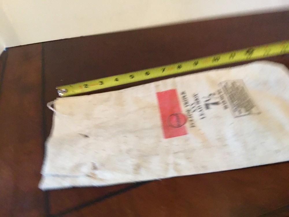 Vintage Eclipse Triple XXX Lead Shot 7 1/2 Empty Bag