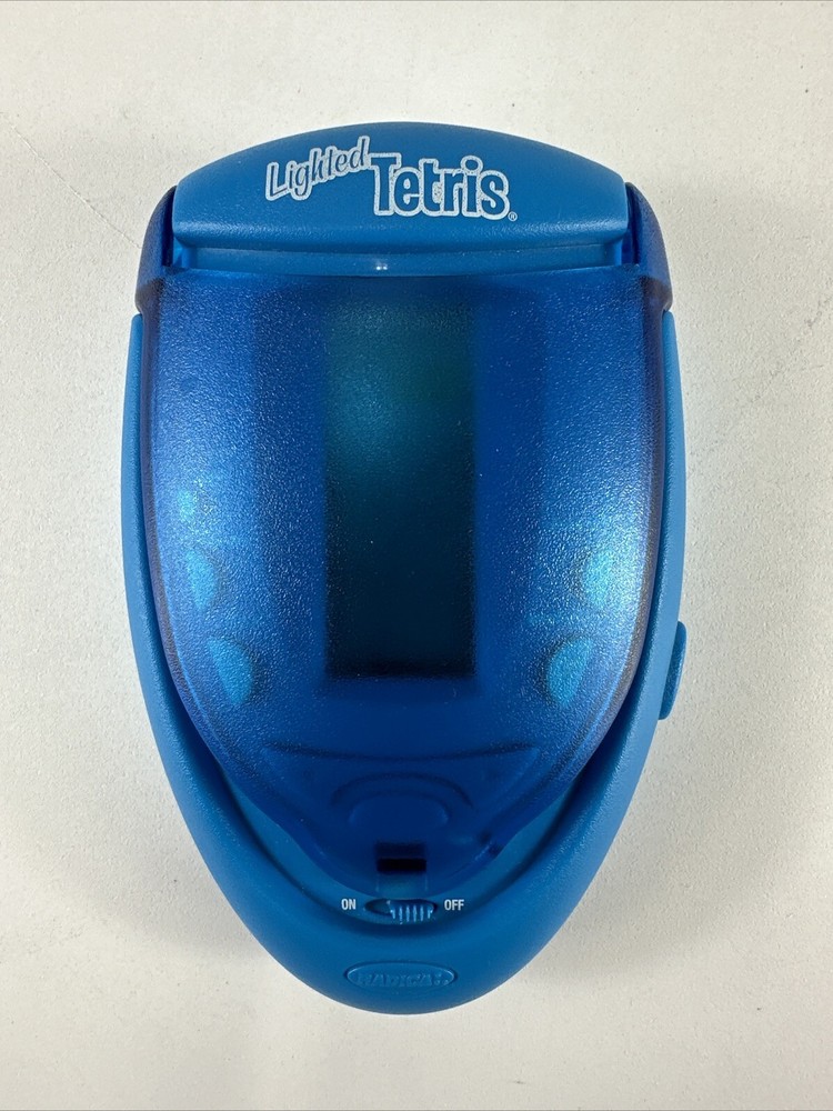 Radica 2004 Lighted Tetris Handheld Electronic Video Game Tested & Working