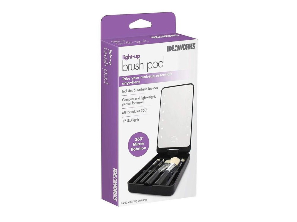 ideaworks jb8380 light makeup brush case.