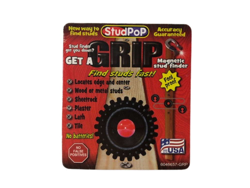 StudPoP GRIP Magnetic Stud Finder Super Easy No Mistake Fun Way To Find Studs