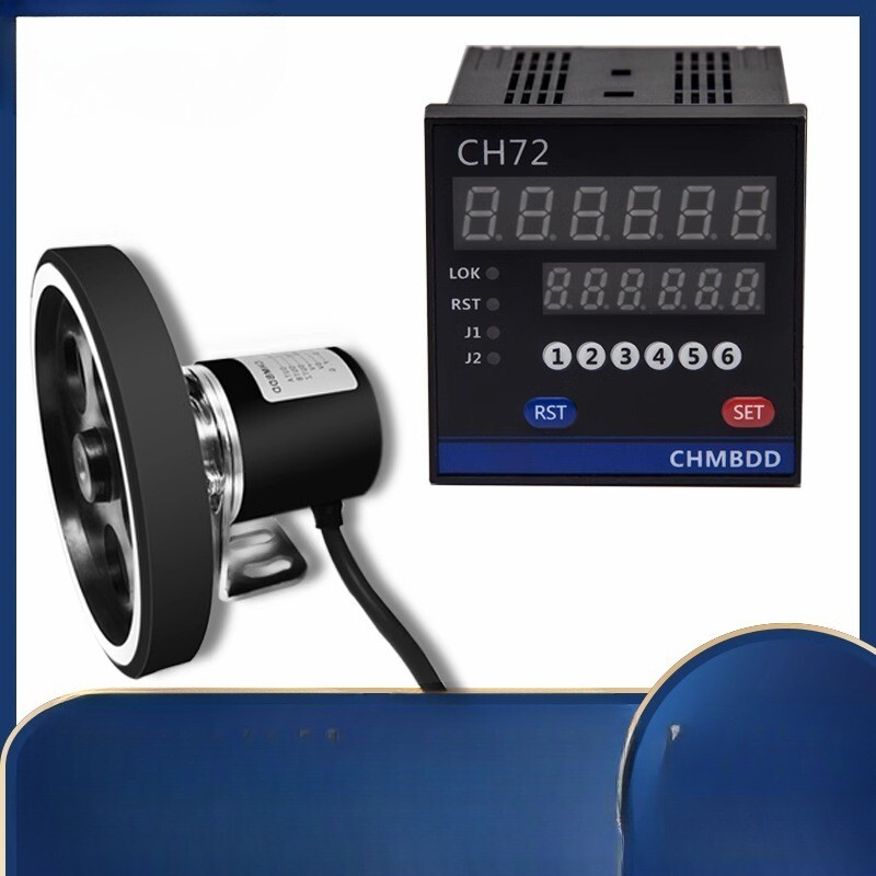 Electronic Encoder Length Counter Meter Wheel Roll Length Measuring Meter CH72