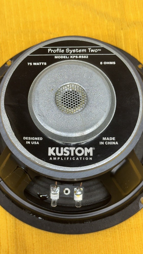 Kustom kps-rs82 8” Woofer Driver 75 Watts Works Great Pull From KPS-LS200 🔥🔥