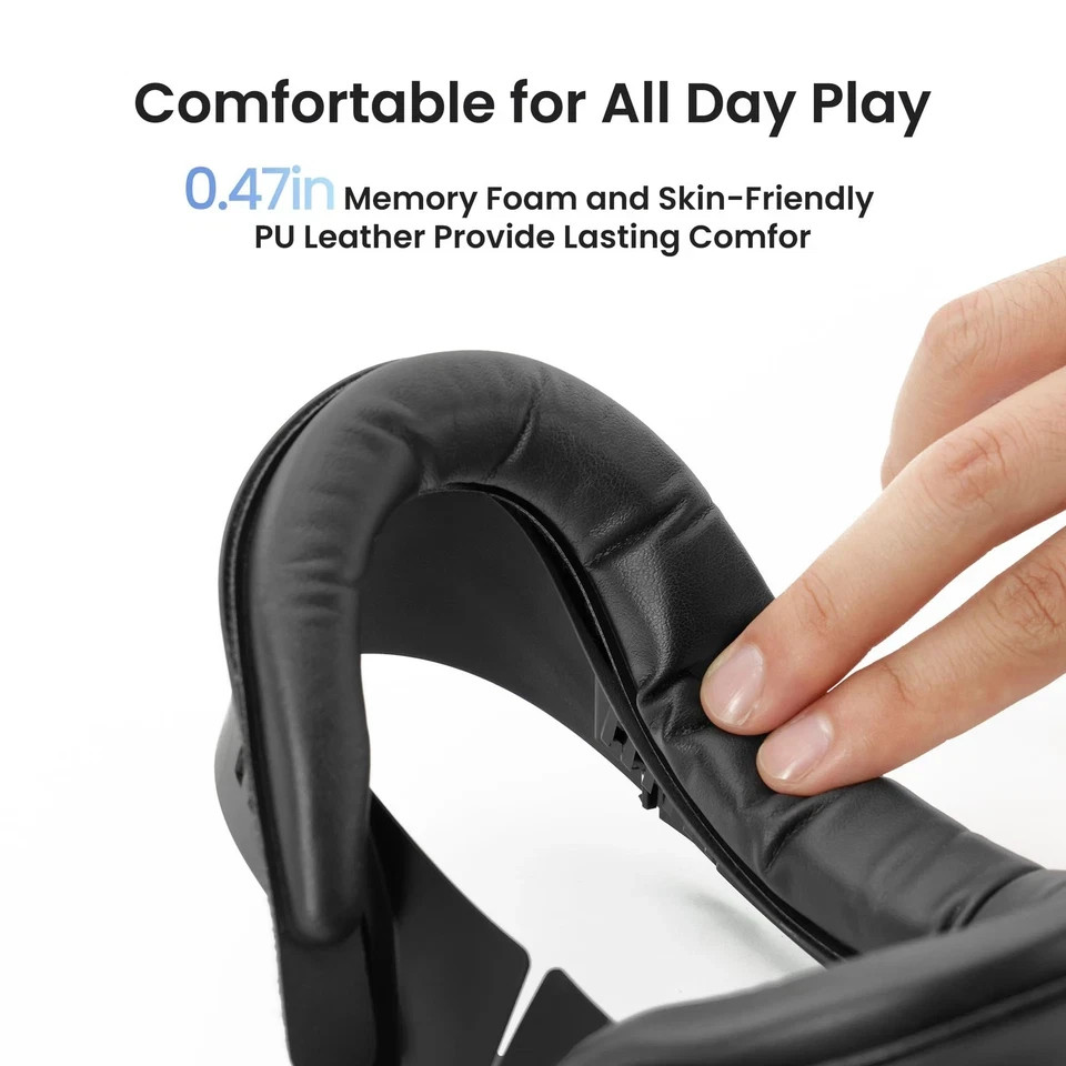 V4 Facial Interface Face Pads Compatible with Oculus/Meta Quest 3S, NOT Compa...