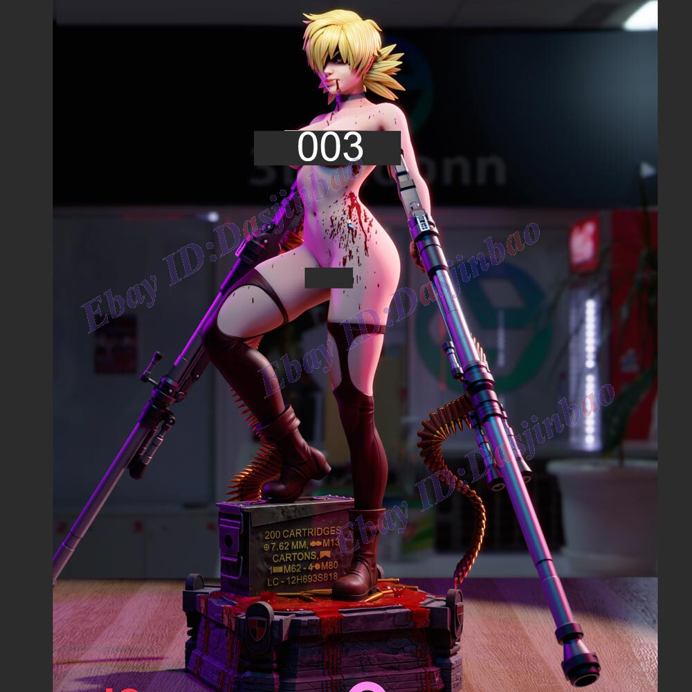 Seras Victoria 3D Print Model Kit Unpainted Unassembled 3 Version NSFW GK