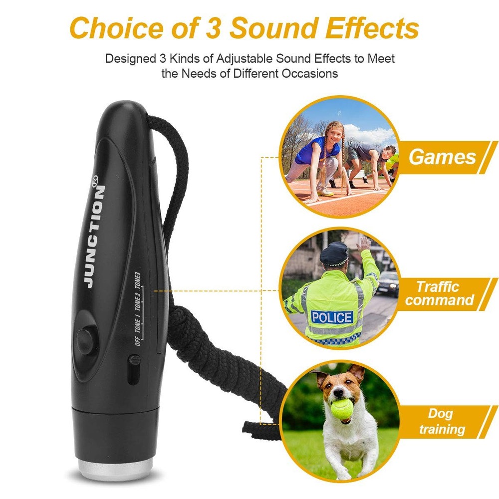 Electronic Whistle, Battery Operated Whistle Adjustable 3 Different Loud Whis...