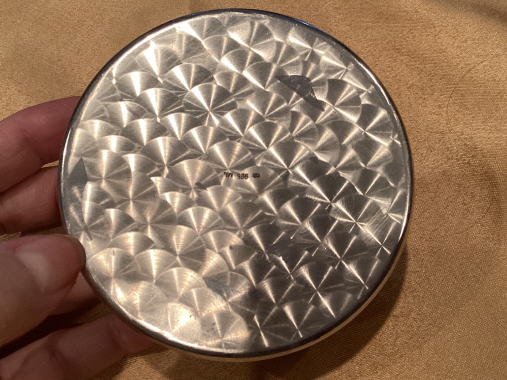 Sterling Silver Wine Bottle Coaster