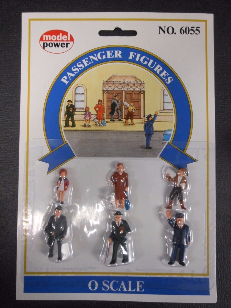 Model Power O Scale Passenger Figures Pack (6 Figures) - MP6055