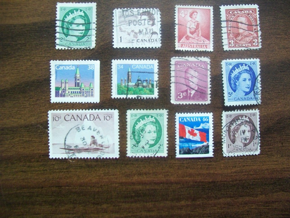 Canada Postage Stamps - Canada - Vintage - 20 Various Stamps (197)