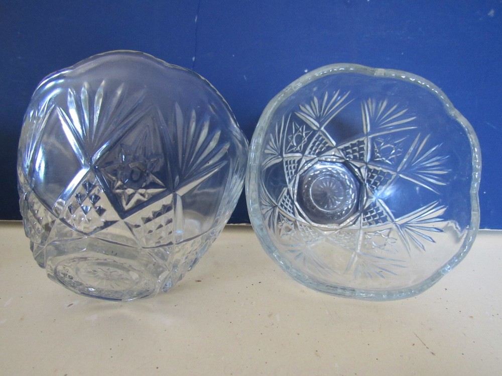 Pinecut Collection crystal glass votive candleholders