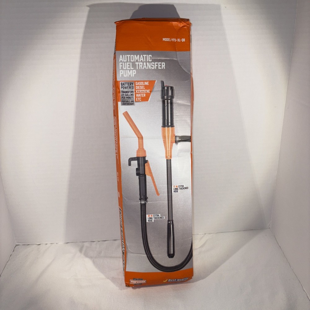 Professional Tools Automatic Fuel Transfer Pump OPEN BOX