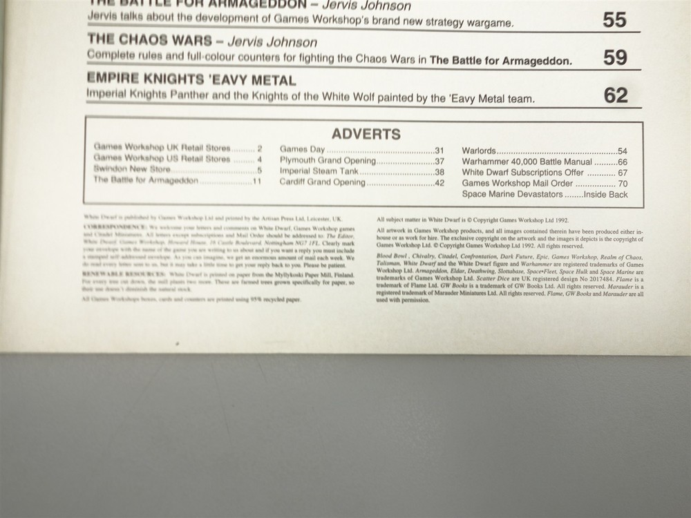 White Dwarf: #151 July 1992 (Games Workshop)