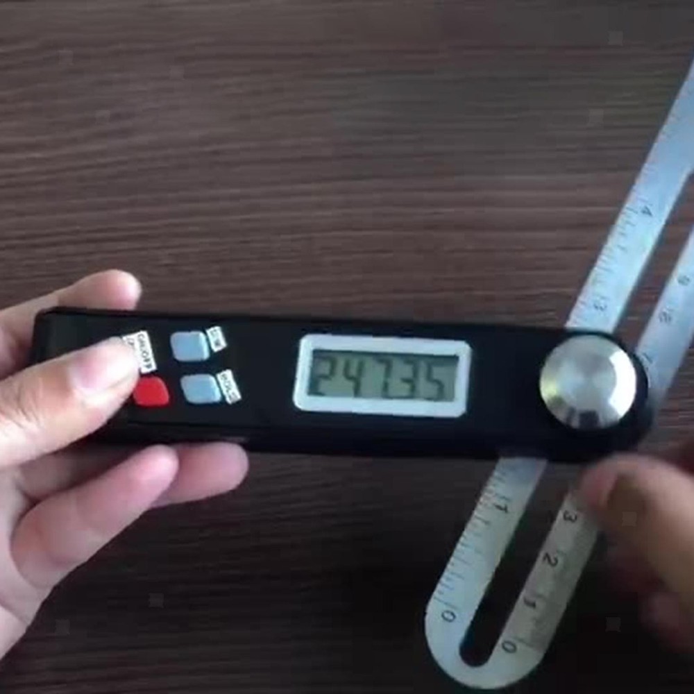 Digital Angle Bevel Gauge Horizontal Vertical Triangle Ruler Marking Cut
