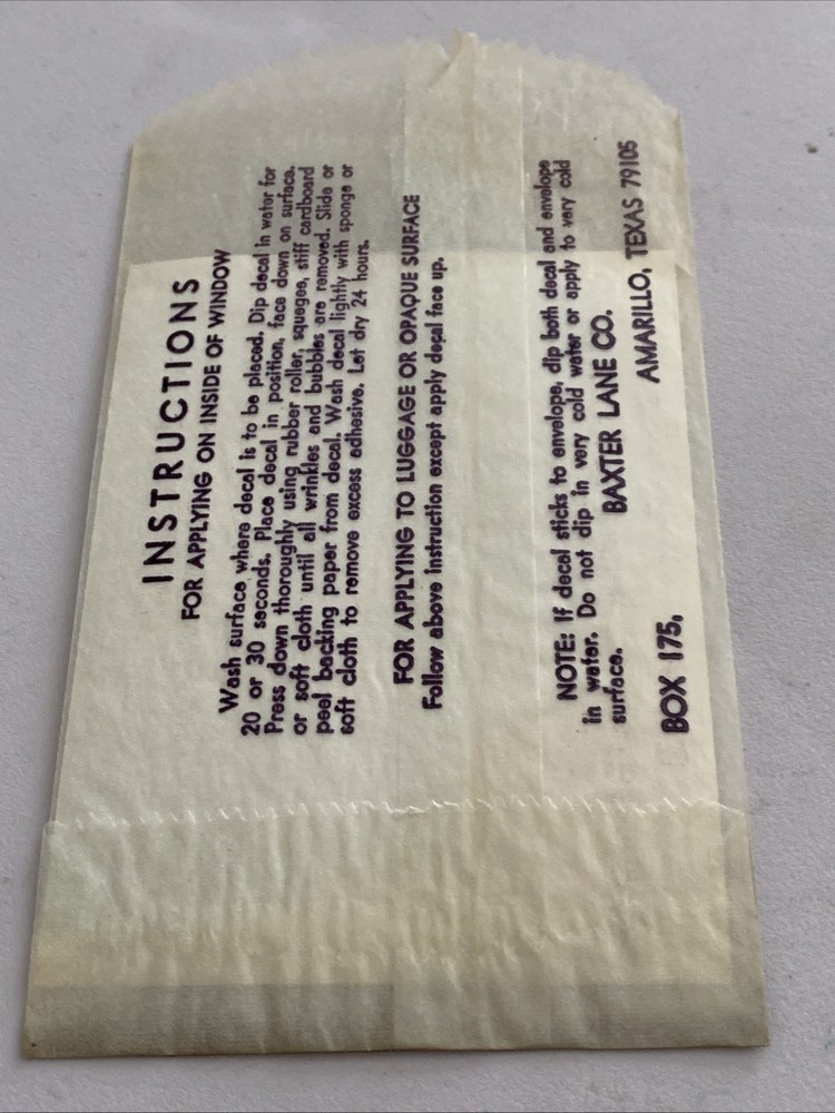 Vtg. U.S. Marines Decal- Unused