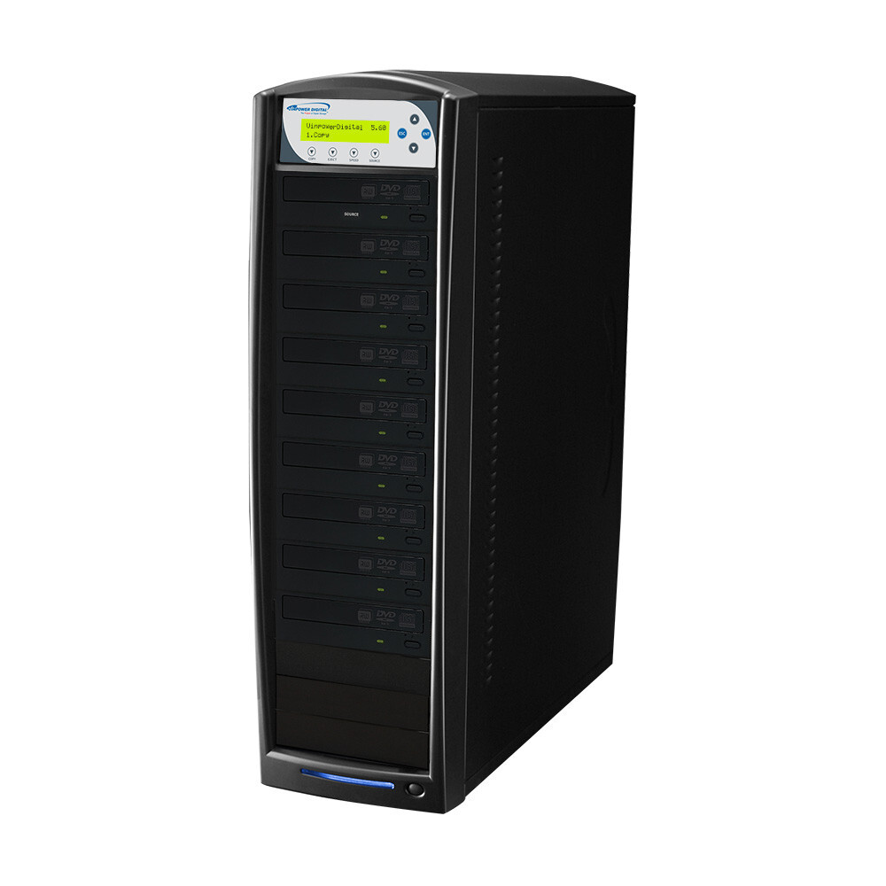SharkCopier 8 Target 24X CD DVD Duplicator Copier Tower with 2 TB HDD + USB 3.0