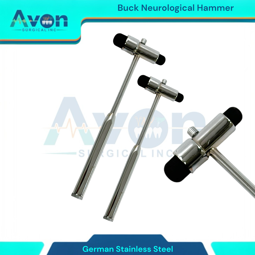 Neuro Reflex Testing Examination Buck Hammer with German Stainless Steel Handle