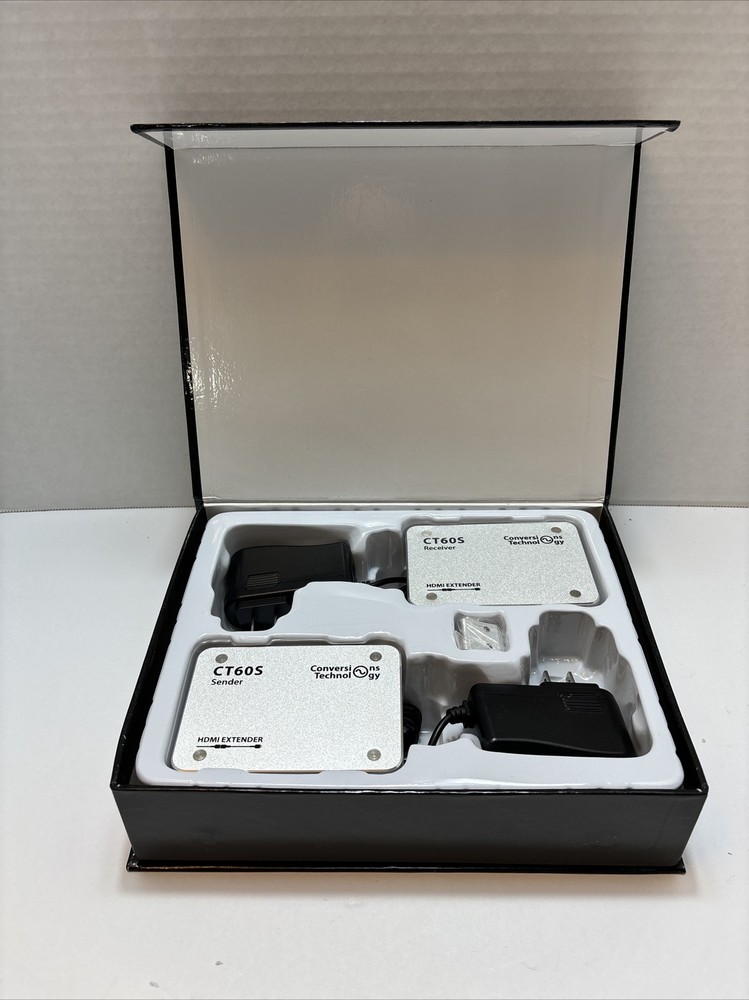 Conversions Technology CT60S HDMI Extender ( Sender & Receiver) +2 Power Supply