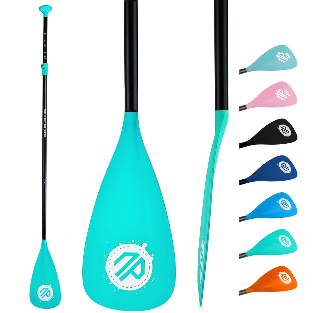 Paddle Board Paddle, 3-Piece Detachable Sup Paddle, Adjustable Paddleboard Pa...