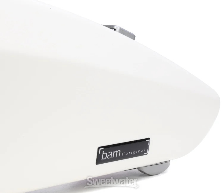 BAM BonBon Hightech Violin Case - White/Violet