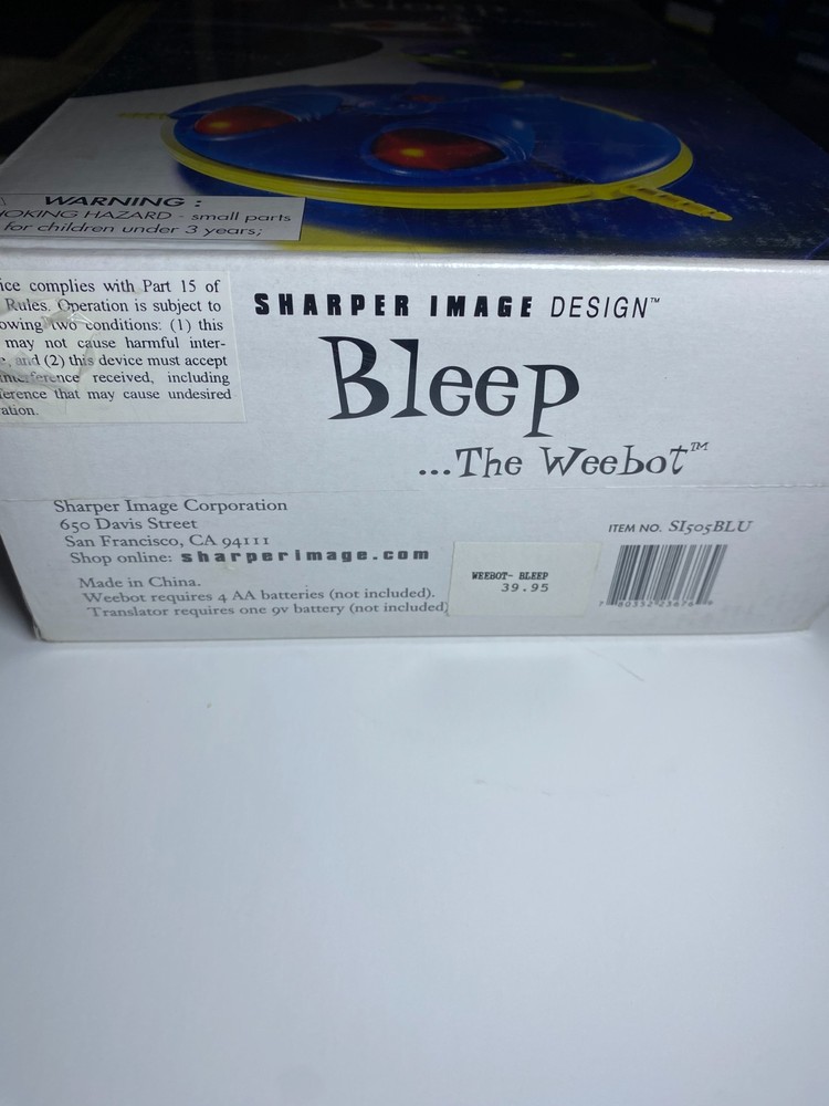 Bleep... The Weebot - Remote Controlled Pet by Sharper Image Design
