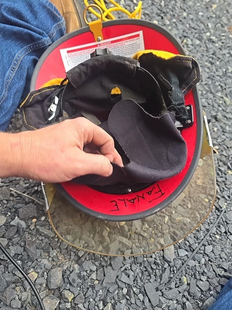 Retired Fire Fighter Helmet